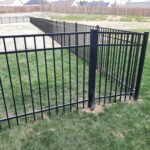 Aluminum Fence With Puppy Panel